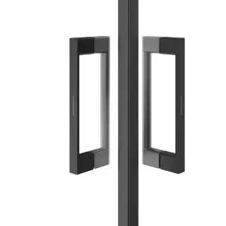 Душевой уголок Kerama Marazzi Vetro VE.90.SSD.BLK.M 90x90 см стекло прозрачное профиль чёрный матовый